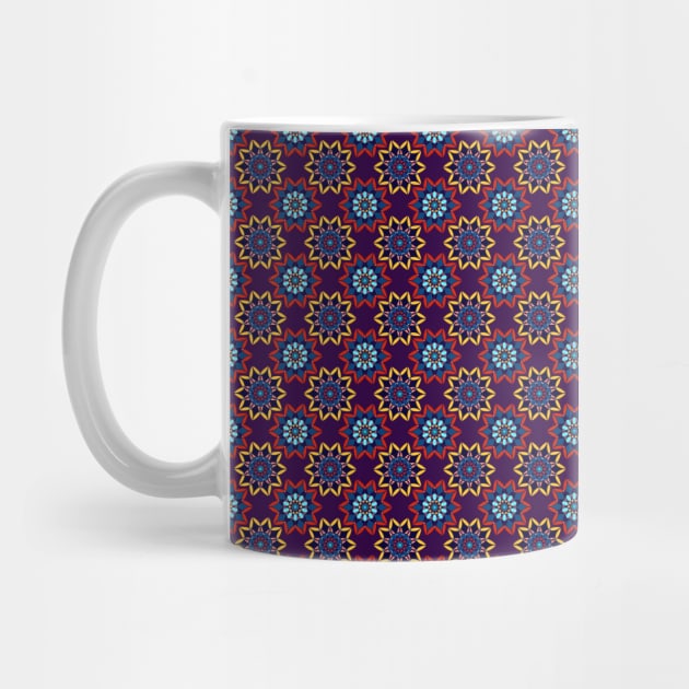 Geometric Floral Pattern by FloralPatterns